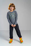 Комфортні спортивні штани для хлопчиків, графіт тм Авекс розмір 122 см