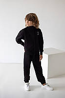 Чорний дитячий костюм для спорту та активного відпочинку Тм Авекс