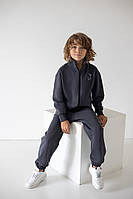 Базовий спортивний костюм для хлопчиків графітовий тм Авекс