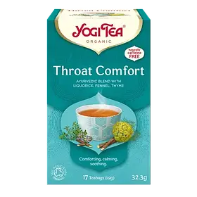 Yogi Tea Throat Comfort трав'яний чай "Комфорт для горла" у пакетиках 17 шт