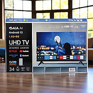 Телевізор з екраном 34 дюйми з 1.5+8GB на Android 13 SmartTV Samsung UA34S00, фото 10