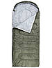 Спальний мішок зимовий (спальник) ковдра з капюшоном E-Tac W-170T Normal Green, фото 5