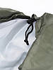 Спальний мішок зимовий (спальник) ковдра з капюшоном E-Tac W-170T Normal Green, фото 8
