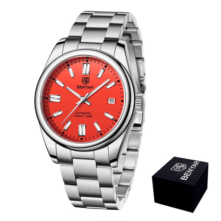 Чоловічий годинник Benyar BY-5185 Red, фото 1