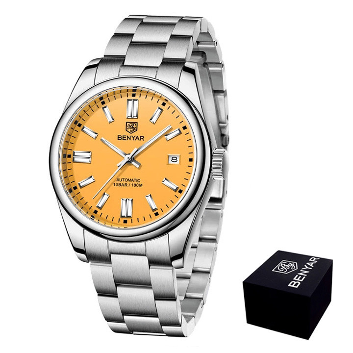 Чоловічий годинник Benyar BY-5185 Yellow, фото 1