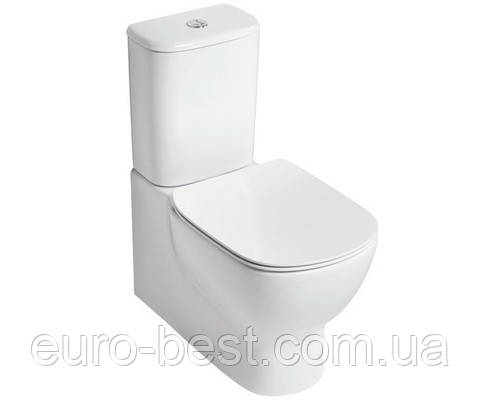 Пристінний підлоговий унітаз Ideal Standard Tesi AquaBlade T008201 + бачок + кришка
