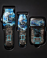 Набір для стрижки волосся та бороди з насадками 3в1 VGR V-645 Акумуляторна машинка з триммером та бритвою   ПП7805