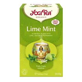 Yogi Tea Lime Mint трав'яний чай "Лайм М'ята" у пакетиках 17 шт