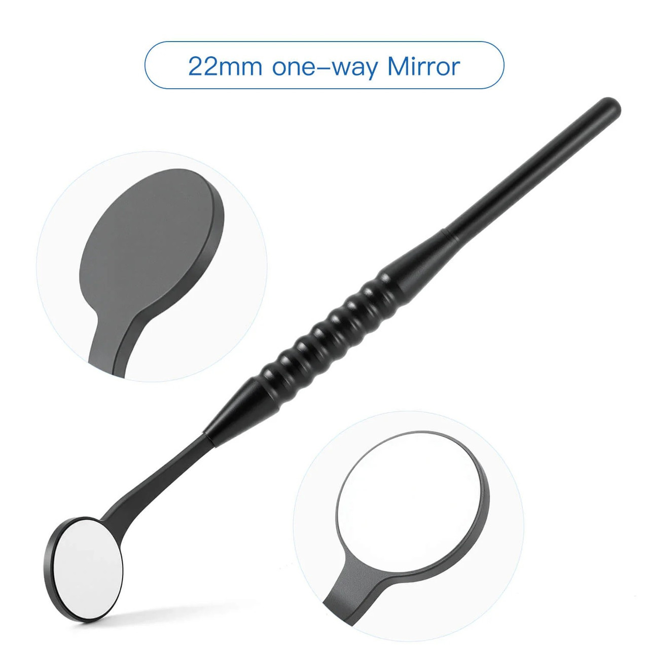 Стоматологічне дзеркало Ультра Клір HD сяючий чорний, фото 1