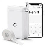 Принтер етикеток та штрихкодів NIIMBOT D110, термопринтер + рулон етикеток, фото 3