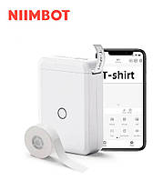 Принтер етикеток та штрихкодів NIIMBOT D110, термопринтер + рулон етикеток