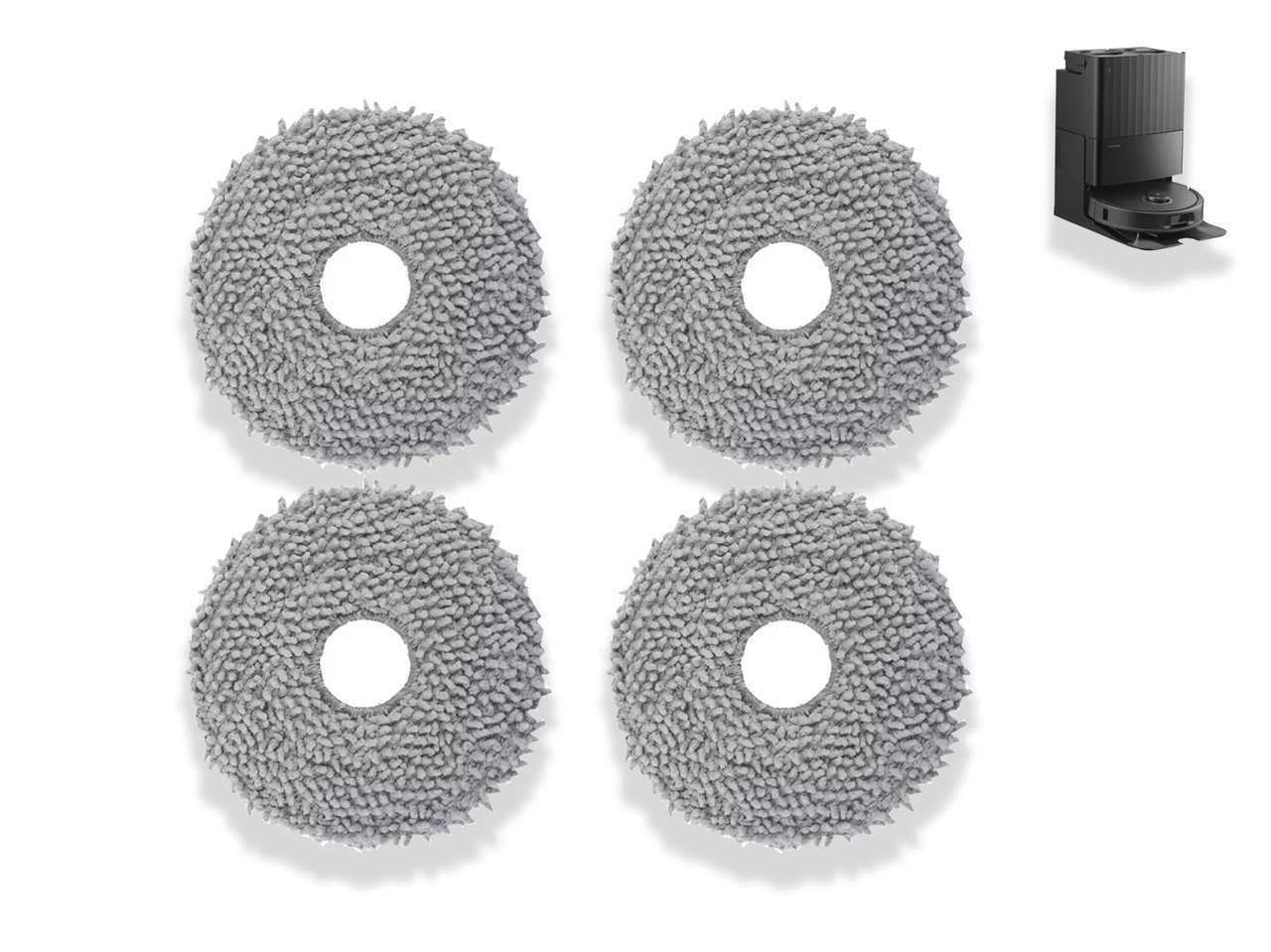 Насадки для миючого робота-пилососа Roborock Qrevo 5AE / Curv / CurvC / Curv S5X / 5A1 / 5XC / Edge / EdgeC / Edge S5A / 5V1 Робо, фото 1