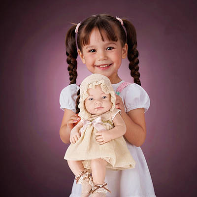 Дитяча іграшка пупс лялька реборн подарунок для дівчинки реалістичне немовля з одягом для гри в дочки матері