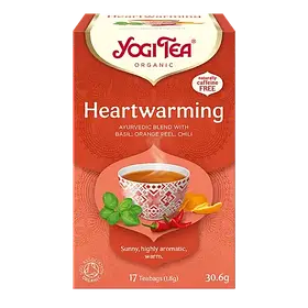Yogi Tea Heartwarming трав'яний чай "Зігріває серце" у пакетиках 17 шт
