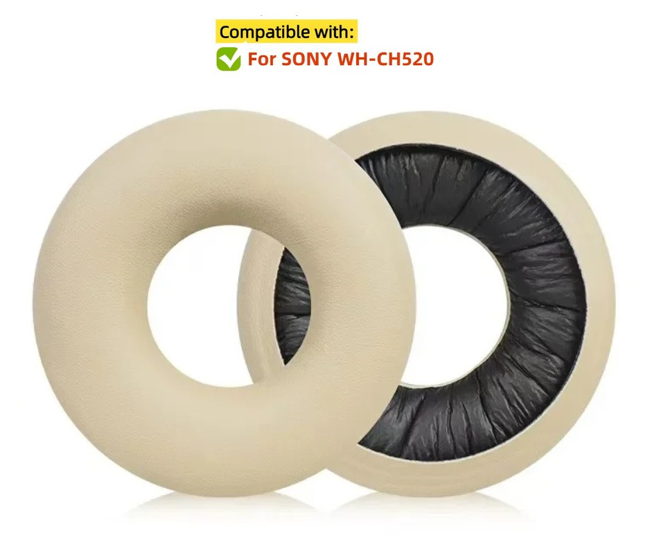 Оригінальні амбушури Sony WH CH520 Sony WH CH510 Колір Бежево-Абрикосовий, фото 1
