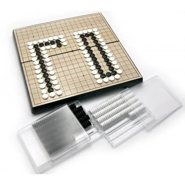 Настільна гра Шашки "Го" магнітні (24x24 см)