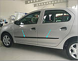 Молдинги на двері для Renault Dacia Logan II / Logan MCV II 2012-2020, фото 3