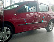 Молдинги на двері для Renault Dacia Sandero / Sandero Stepway II 2012-2017, FL. 2017-2021
