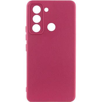 Чохол Silicone Cover Lakshmi Full Camera для TECNO Spark 8C Marsala