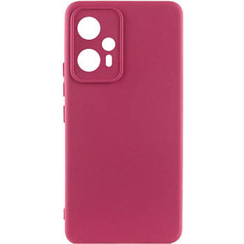 Чохол Silicone Cover Lakshmi Full Camera для Xiaomi Redmi Note 12T Pro Marsala