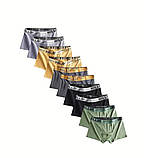 Набір чоловічих трусів М 10 шт боксерів, труси боксери для чоловіків розмір 44-46, фото 2