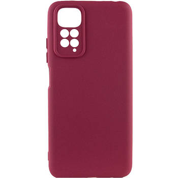 Чохол Silicone Cover Lakshmi Full Camera для Xiaomi Redmi Note 11 Pro 4G/5G / 12 Pro 4G Marsala