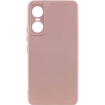 Чохол Silicone Cover Lakshmi Full Camera для Tecno Pop 6 Pro Pink Sand