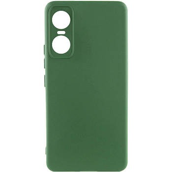 Чохол Silicone Cover Lakshmi Full Camera для Tecno Pop 6 Pro Dark green
