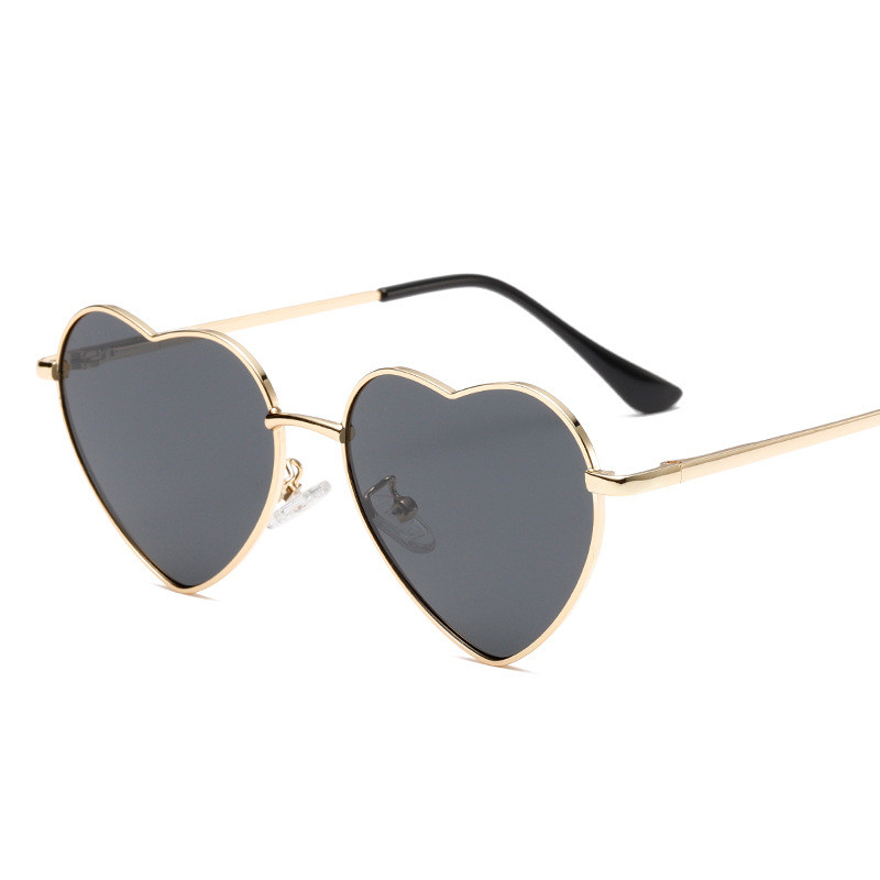 У формі Серця чорні сонцезахисні окуляри для жінок новий тренд, фото 1