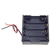 Батарейний відсік (холдер) 8×AA (12В), контейнер 8 батарейок типу AA з проводами для Arduino і робототехніки, фото 2