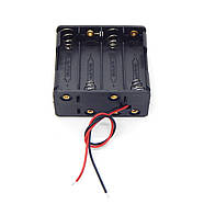 Батарейний відсік (холдер) 8×AA (12В), контейнер 8 батарейок типу AA з проводами для Arduino і робототехніки, фото 4