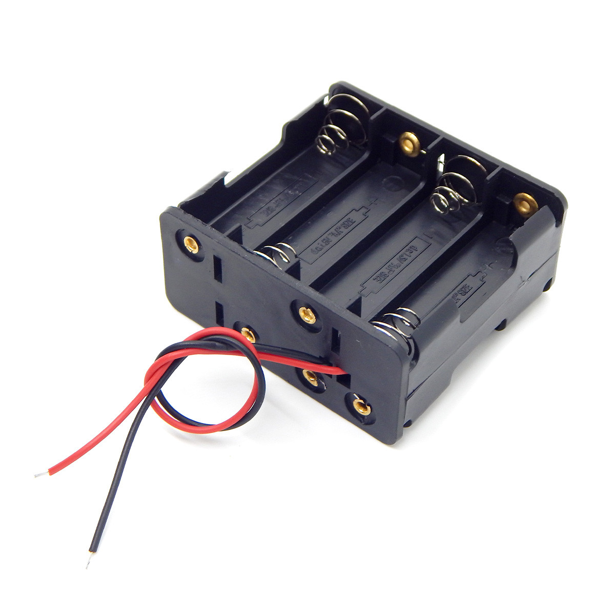 Батарейний відсік (холдер) 8×AA (12В), контейнер 8 батарейок типу AA з проводами для Arduino і робототехніки, фото 1