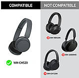 Оригінальні амбушури Sony WH CH520 Sony WH CH510 Колір Black Чорний, фото 5