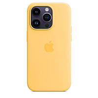 Чохол Silicone Case з Magsafe для iPhone 14 PRO MAX Sunglow 1