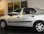 Молдинги на двері для Renault Dacia Logan II 4DR 2012-2024