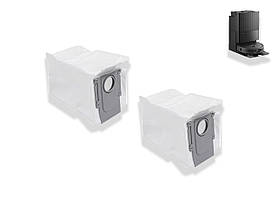 Мішки для пилу 2 шт. сумісні з роботами-пилососами Roborock Qrevo 5AE, Curv, CurvC, Curv S5X, 5A1, 5XC, Edge, EdgeC, Edge S5A, 5V1