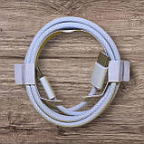 Кабель для заряджання USB-C — USB-C 1 м 60 W білий A2795 (MQKJ3ZM/A), фото 3