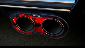 Насадки на глушник BRB Carbon (2 шт) для мерседес G сlass W465 2025- рр