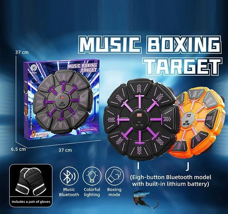 Електронний бокс 7782 IJ (24) 2 кольори, акумулятор 3.7 V, Bluetooth-з'єднання, підсвічування, музика,