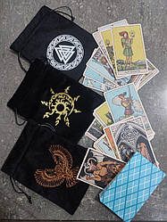 Мішечок оксамит для карток таро та рун (в асортиму)