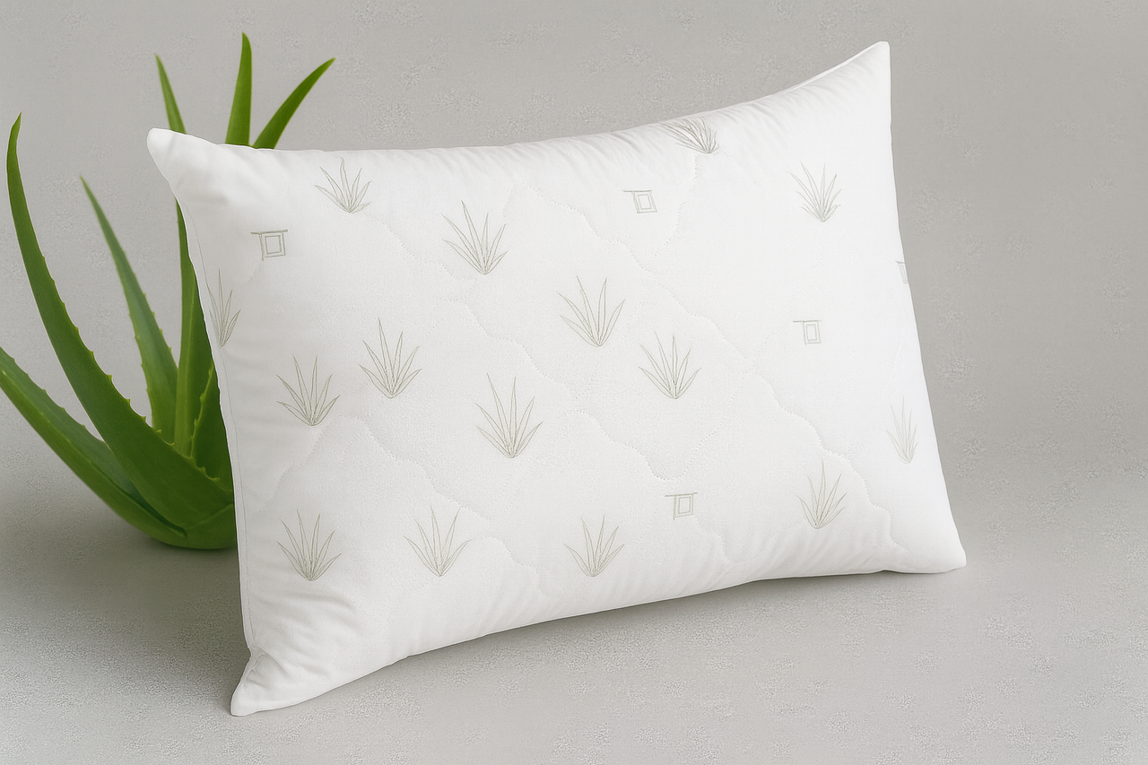 Подушка зі зйомним чохлом Nature Aloe Vera 50х70см, фото 1