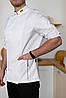 Кітель кухаря Lux Form White водовідштовхувальний унісекс рукав 3/4 білий, фото 7