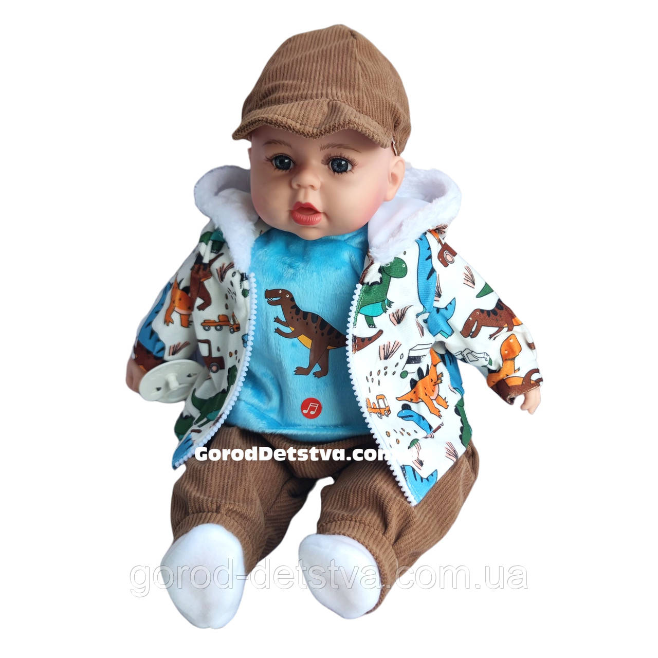 Пупс м'яконабивний Лялька "Мій малюк" пупс говорить українською мовою Зріст 44 см, фото 1