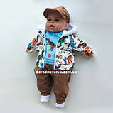 Пупс м'яконабивний Лялька "Мій малюк" пупс говорить українською мовою Зріст 44 см, фото 2