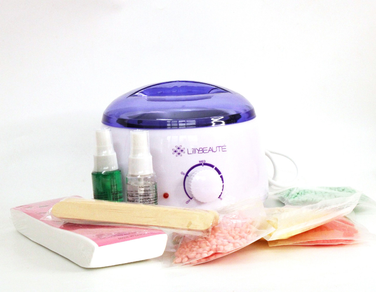 Набір для депіляції гранульованим воском Lilly Beaute, 9 предметів, фото 1