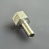 Штуцер шланговий нержавіючий DN10 (3/8") внутрішня різьба, н/ж сталь AISI304, ялинка 10мм, BSPP, Class 150, фото 5