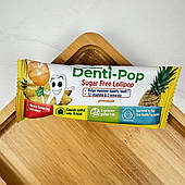 Льодяник Denti Pop без цукру з ксилітом (ананас) 1 шт