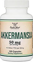 Double Wood Akkermansia Supplement / Акермансія пробіотик для здоров'я мікробіома та кишківника 120 капсул