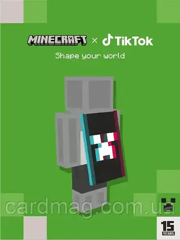Плащ Minecraft TikTok 2024 | Followers Capeke (Ключ активації Java & Bedrock Edition), фото 1