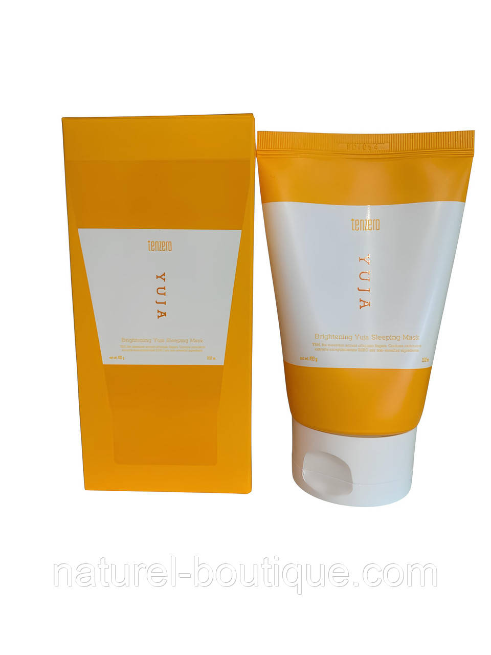 Нічна маска Tenzero для обличчя Brightening Yuja просвітлювальна з екстрактом юдзу 100 г, фото 1